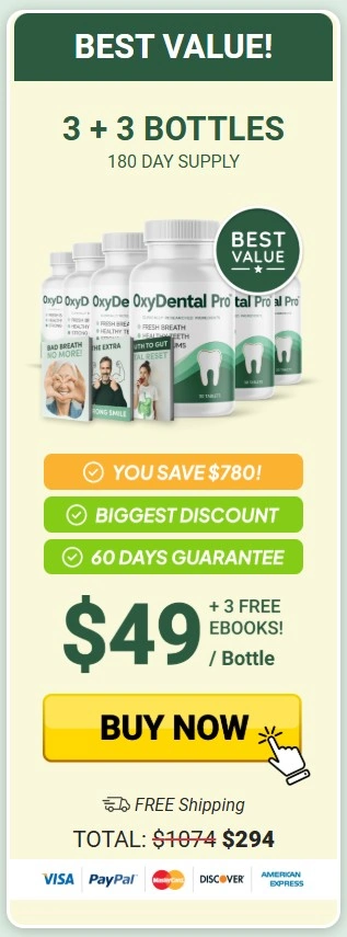 Oxydental Pro 6 bottle Price